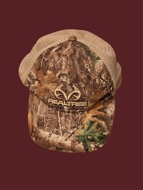 Realtree Camo Mesh Back Baseball Cap - Brown, Tan, Green
